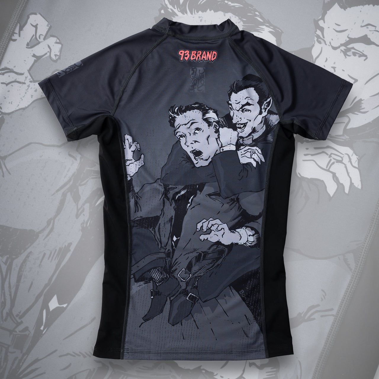 MONSTERS Short Sleeve Women's Rash Guard