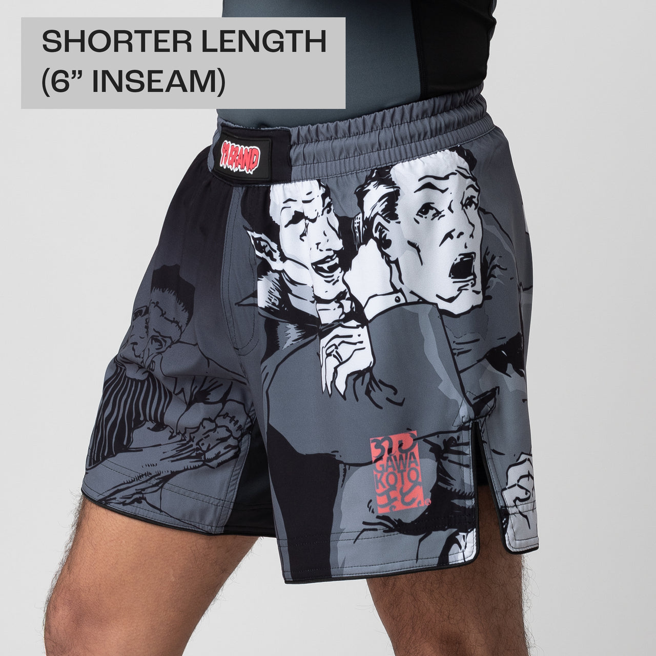 MONSTERS Grappling Shorts (6" and 7" Inseam)