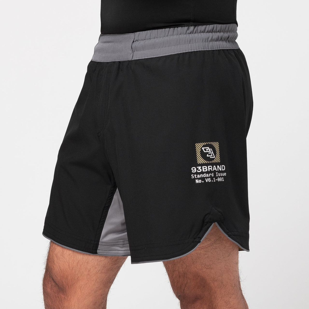 Standard Issue Grappling Shorts 2PACK - Black/Yellow & Grey/Red (5" and 6" inseam)