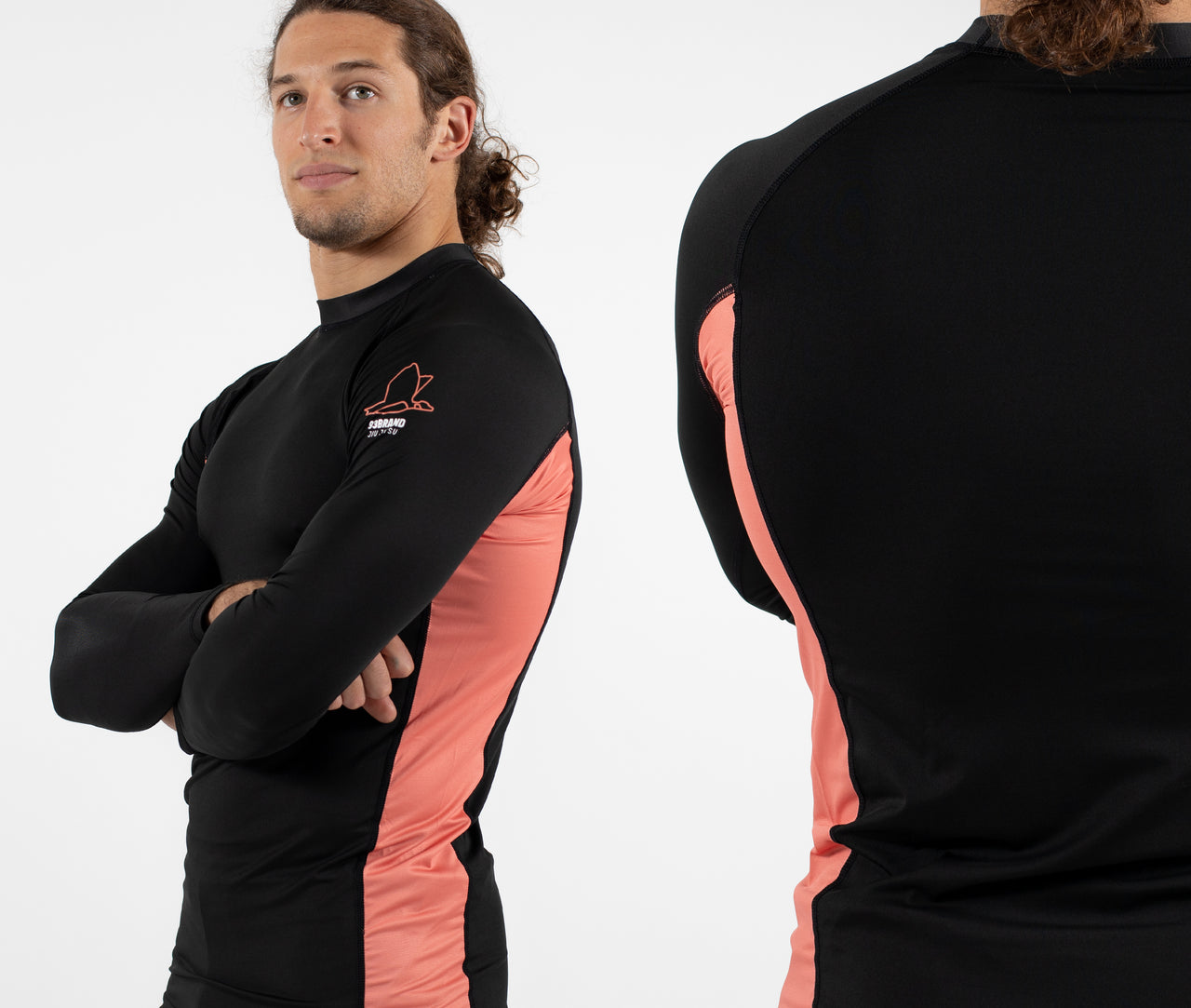 Standard Issue L/S Rash Guards 2-PACK (Burgundy, Black)