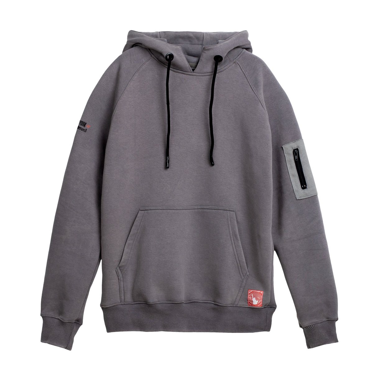 Hybrid Hoodie (Pearl Weave Integrated) - Grey