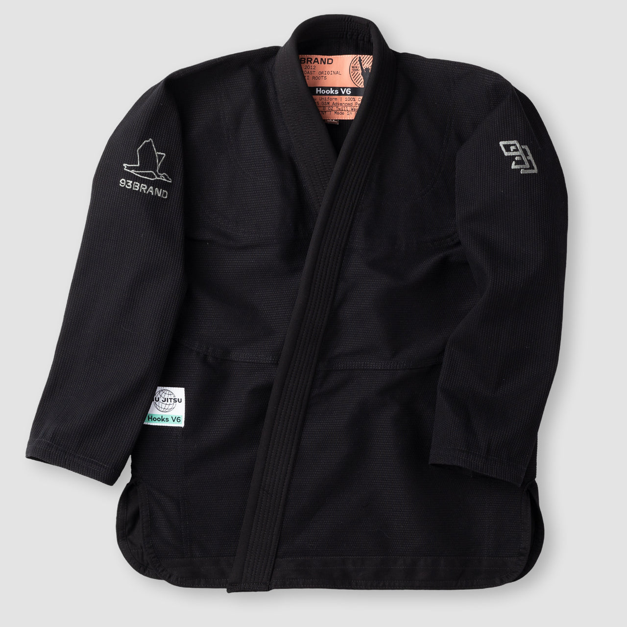 HOOKS V6 Jiu Jitsu Gi - Black