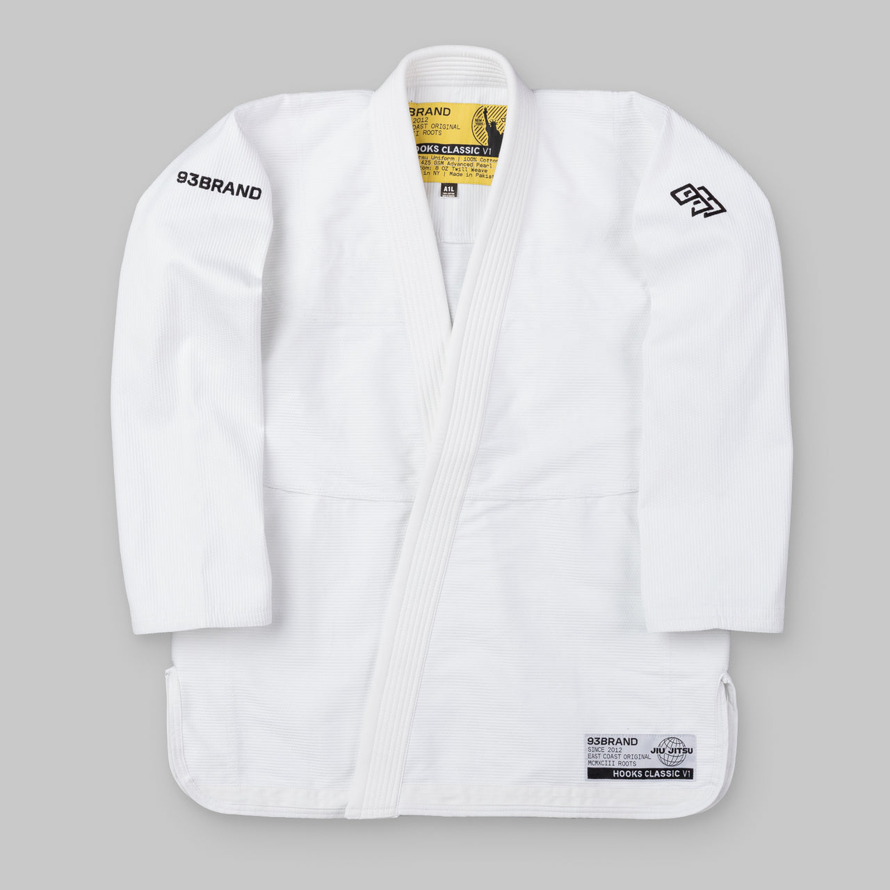HOOKS CLASSIC Jiu Jitsu Gi - White
