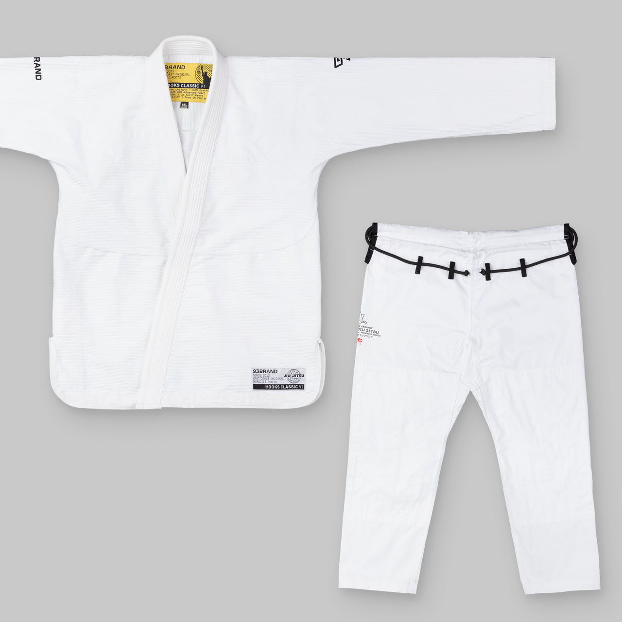 HOOKS CLASSIC Jiu Jitsu Gi - White