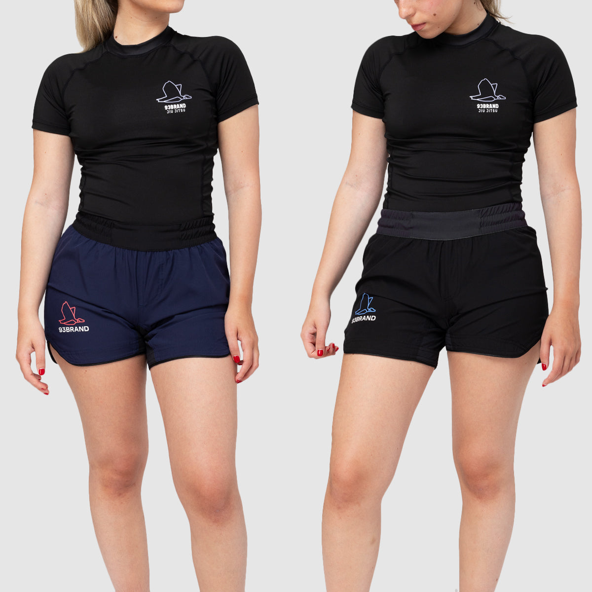 Standard Issue Grappling Shorts Women's 2PACK - Black/Midnight & French Navy