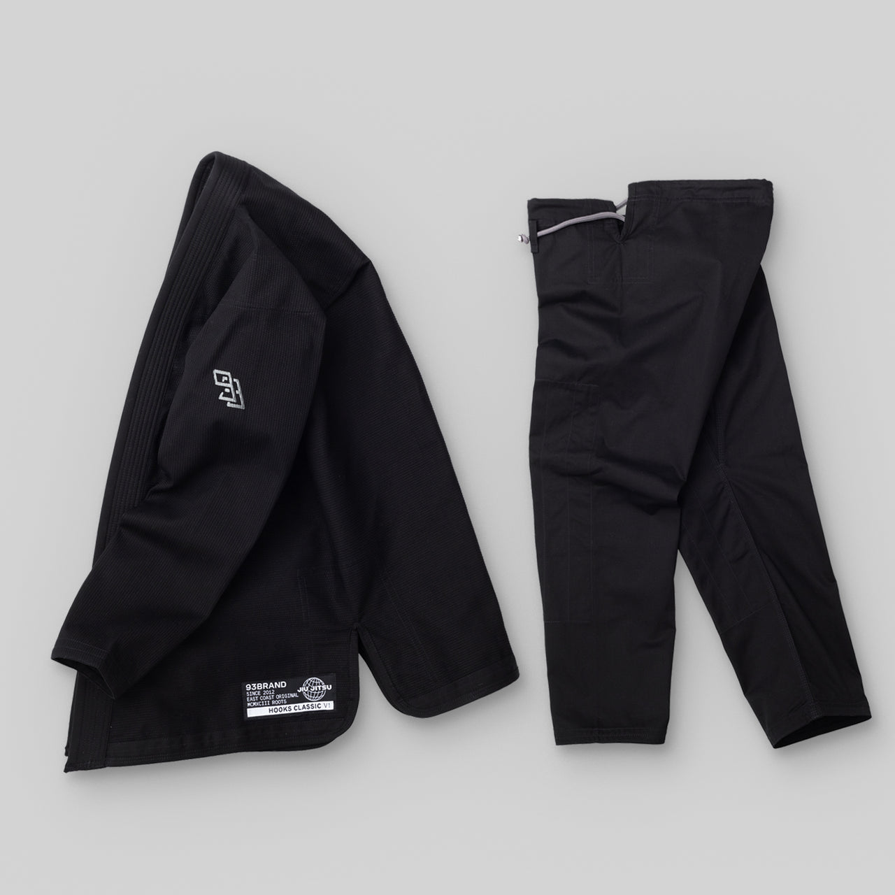 HOOKS CLASSIC  Jiu Jitsu Gi - Black