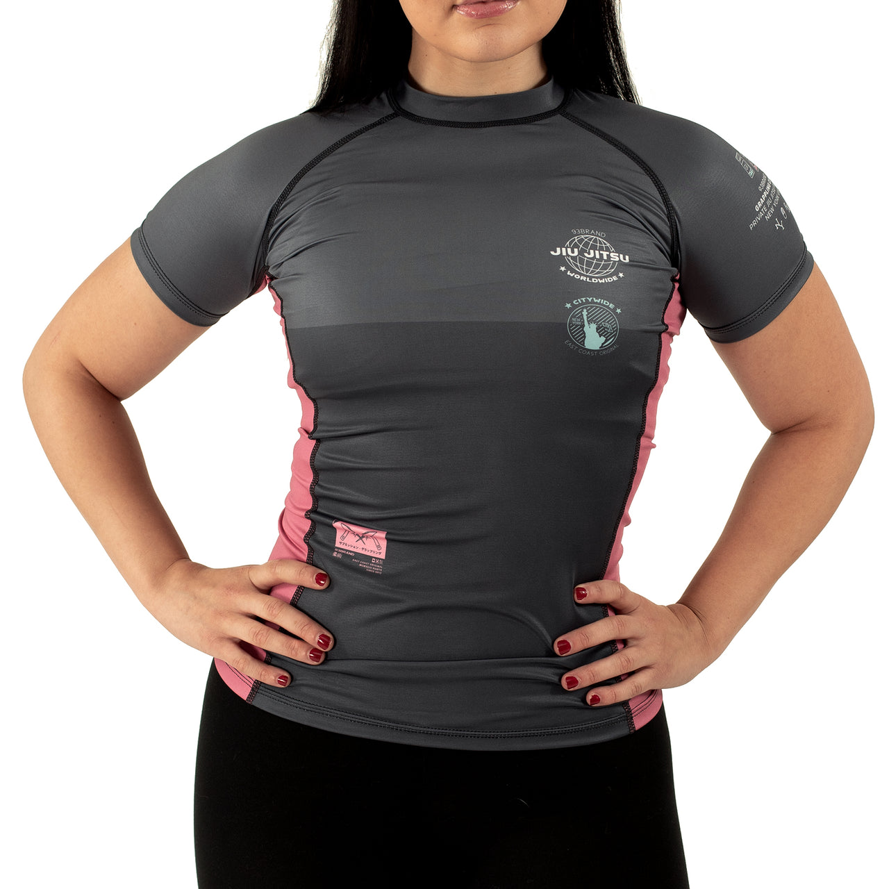 GRAPPLING CLINIC Women's Rash Guard - Short Sleeve