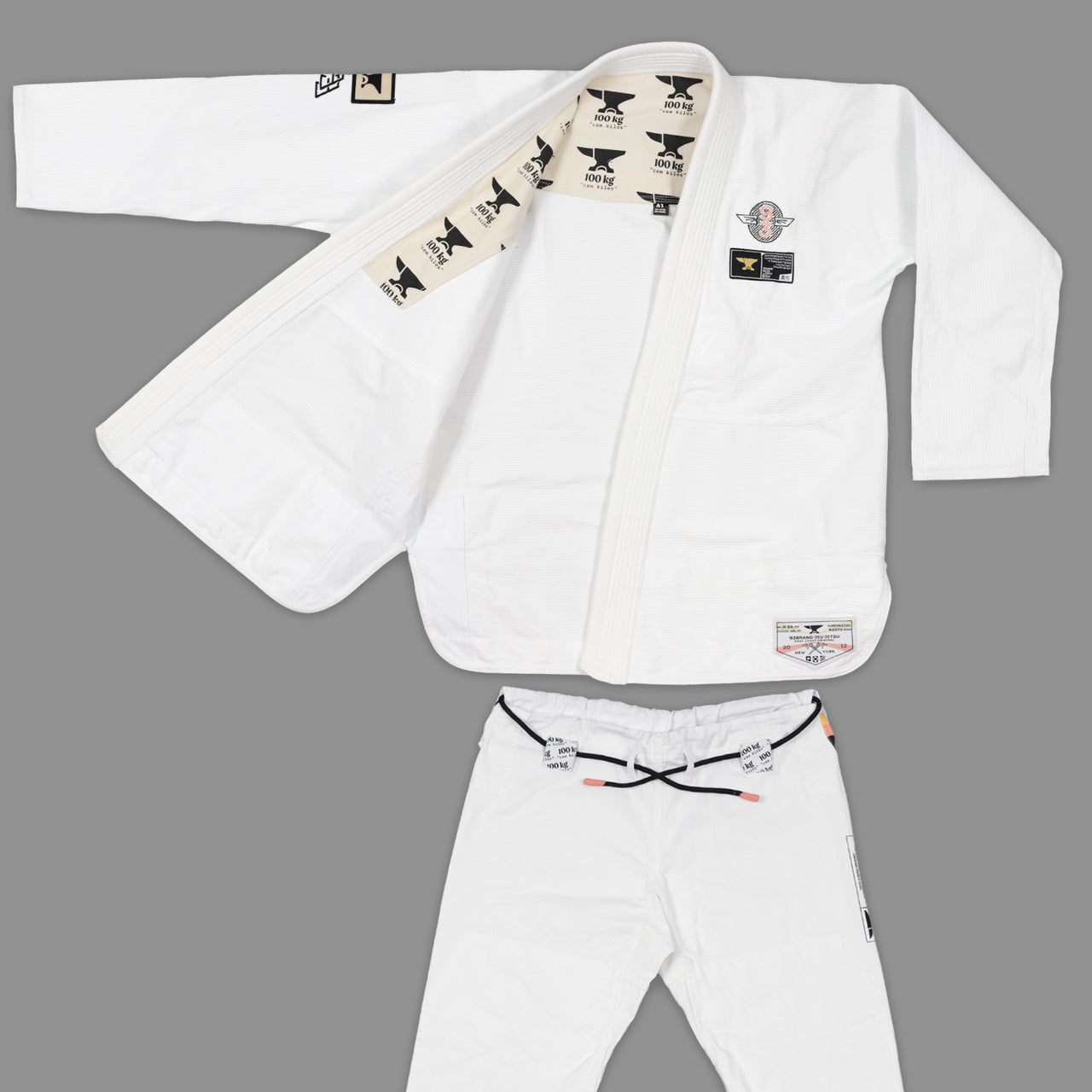 100 KILO V4 Jiu Jitsu Gi - White