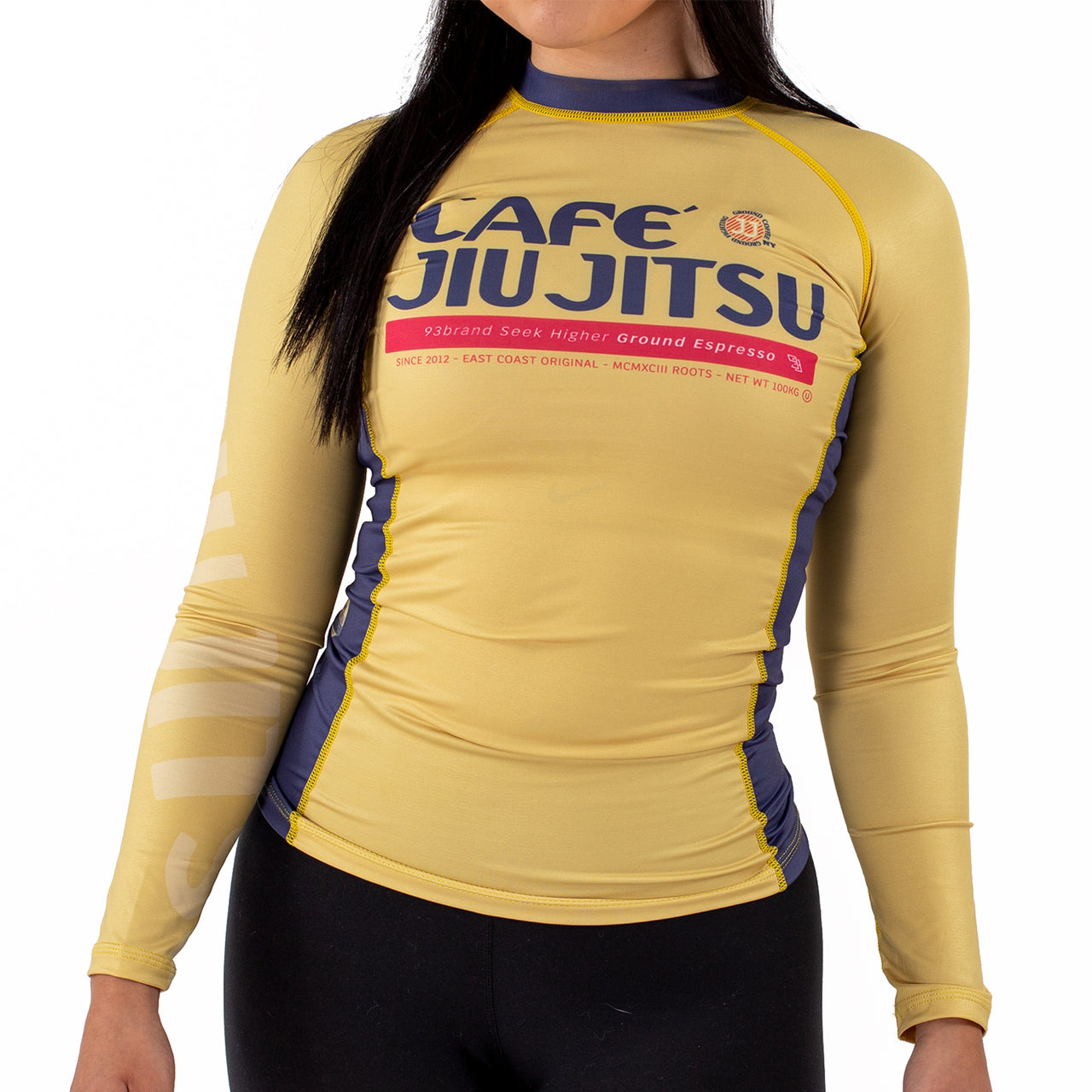 CAFE JIU JITSU Women's Rash Guard - Long Sleeve