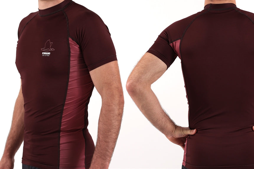 Standard Issue S/S Rash Guards 2-PACK (Burgundy, Black)