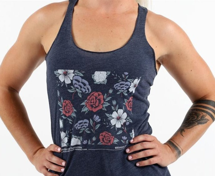 CAULI FLORAL Women's Tank Top