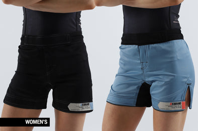 Standard Issue Women's Shorts 2-PACK Black & Pale Blue