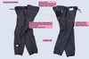 JIU JITSU ORIGINALS Women's Casual Gi Pants - Dark Marl Grey