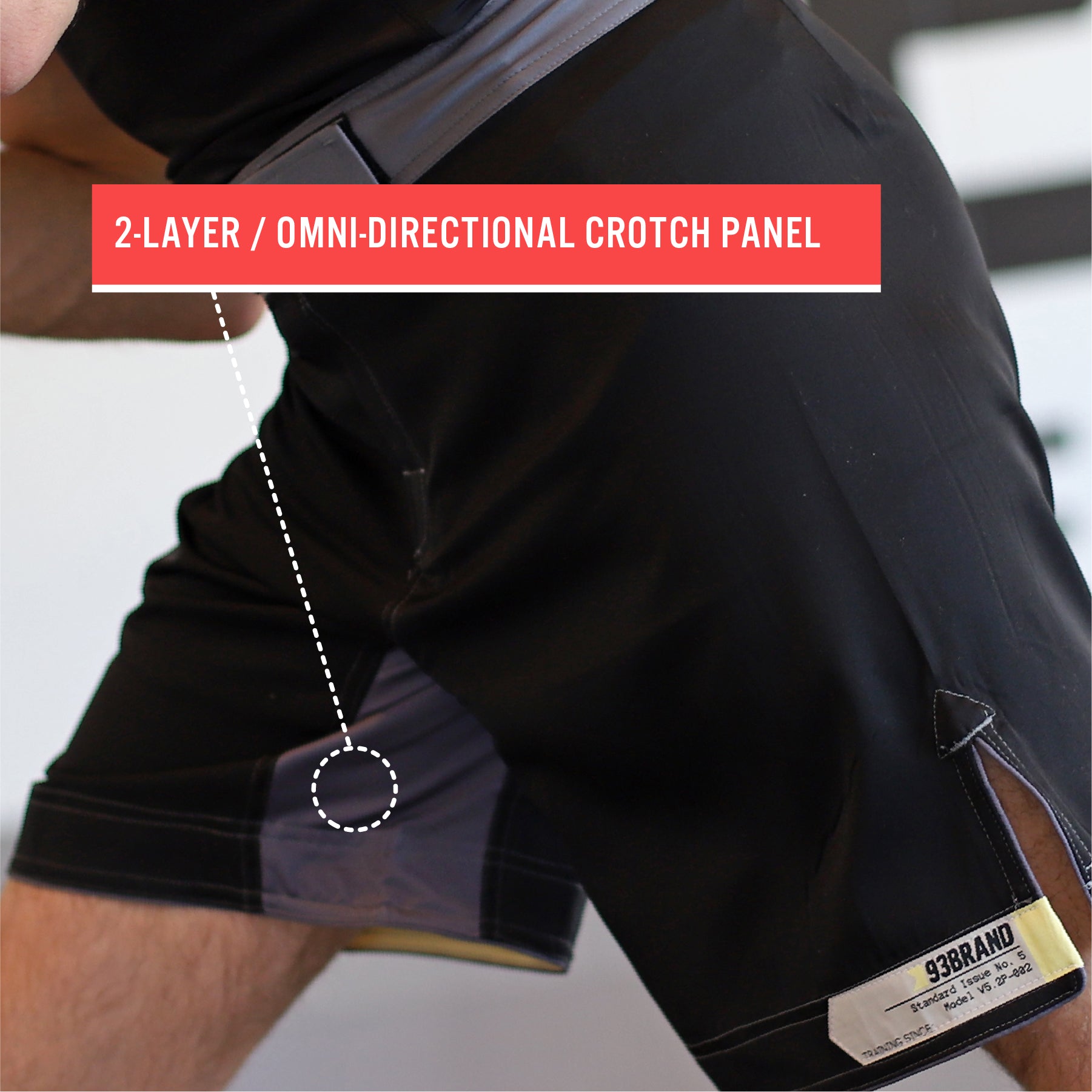 Standard Issue Shorts 2-PACK (Regular Length) Black & Grey – 93brand