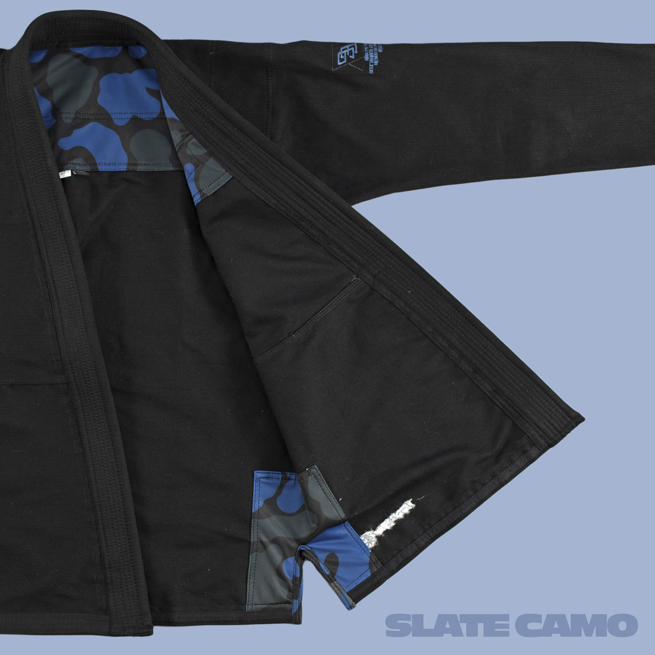 SLATE CAMO Women's Jiu Jitsu Gi - Black