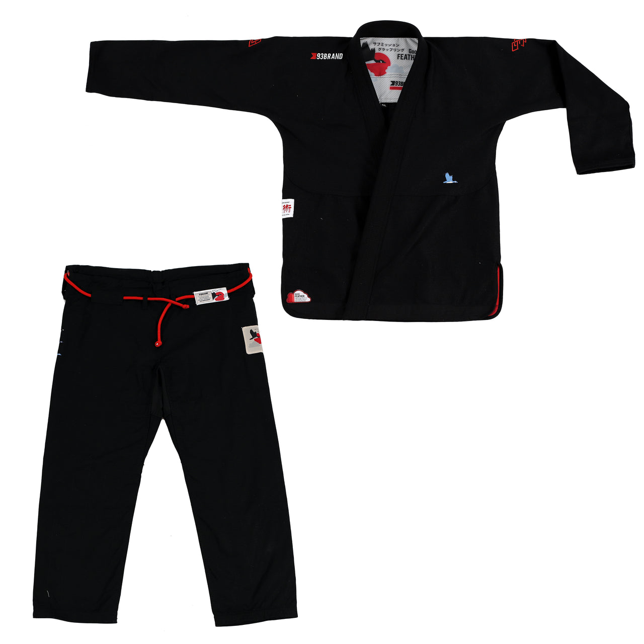 GOOSE FEATHER Lightweight Black Jiu Jitsu Gi