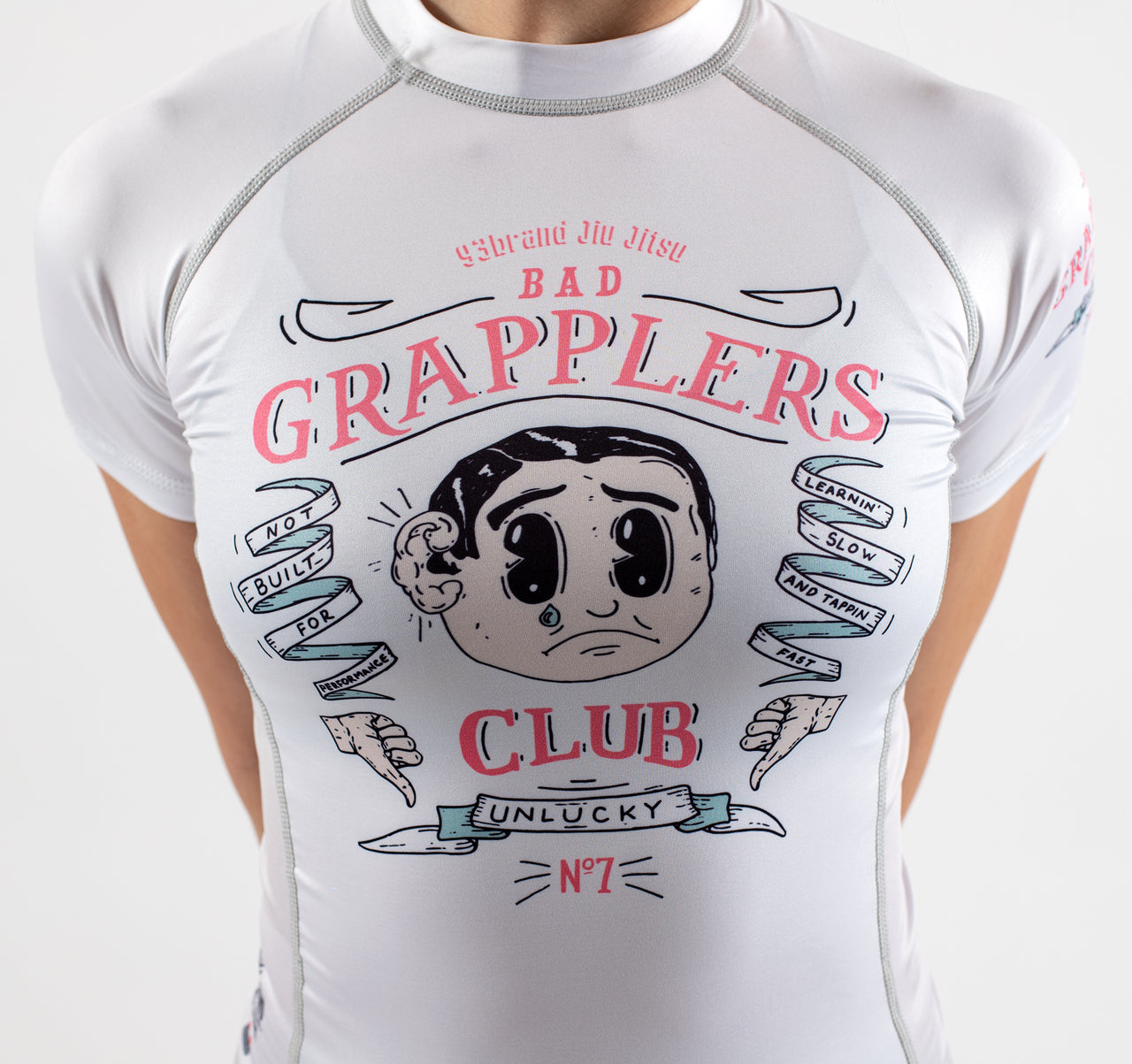 BAD GRAPPLERS CLUB Women's Rash Guard - Short Sleeve