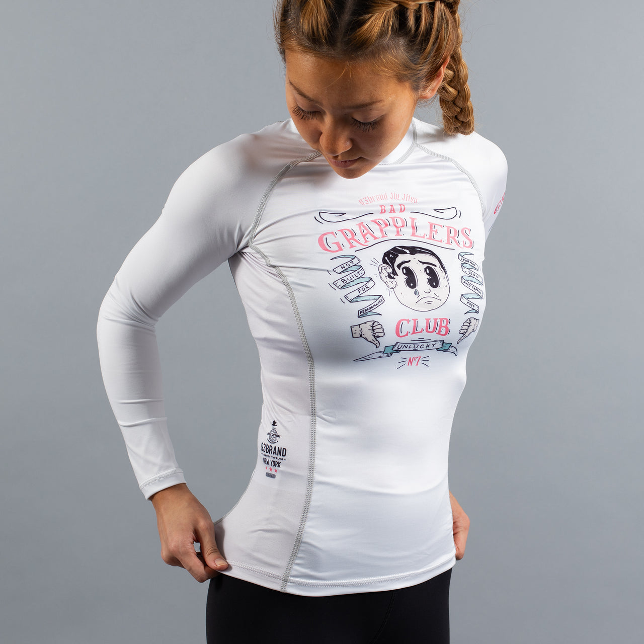 BAD GRAPPLERS CLUB Women's Rash Guard - Long Sleeve