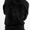BODY BUTCHERS Blacked Out Puff Print Hoodie