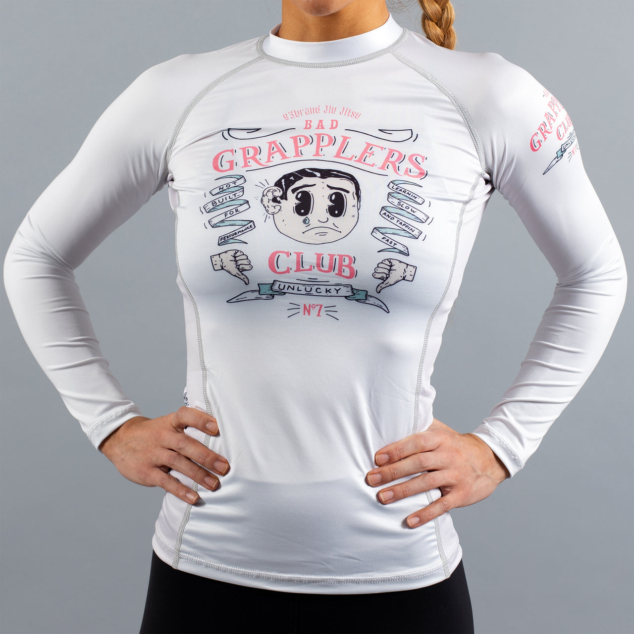 BAD GRAPPLERS CLUB Women's Rash Guard - Long Sleeve