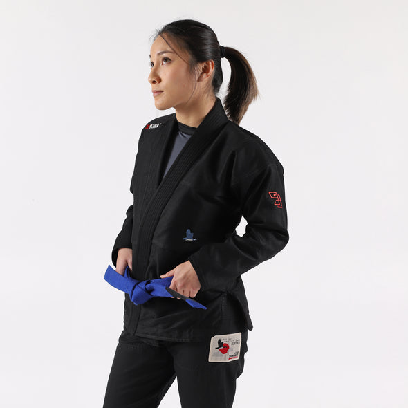 GOOSE FEATHER Lightweight Women's Black Jiu Jitsu Gi