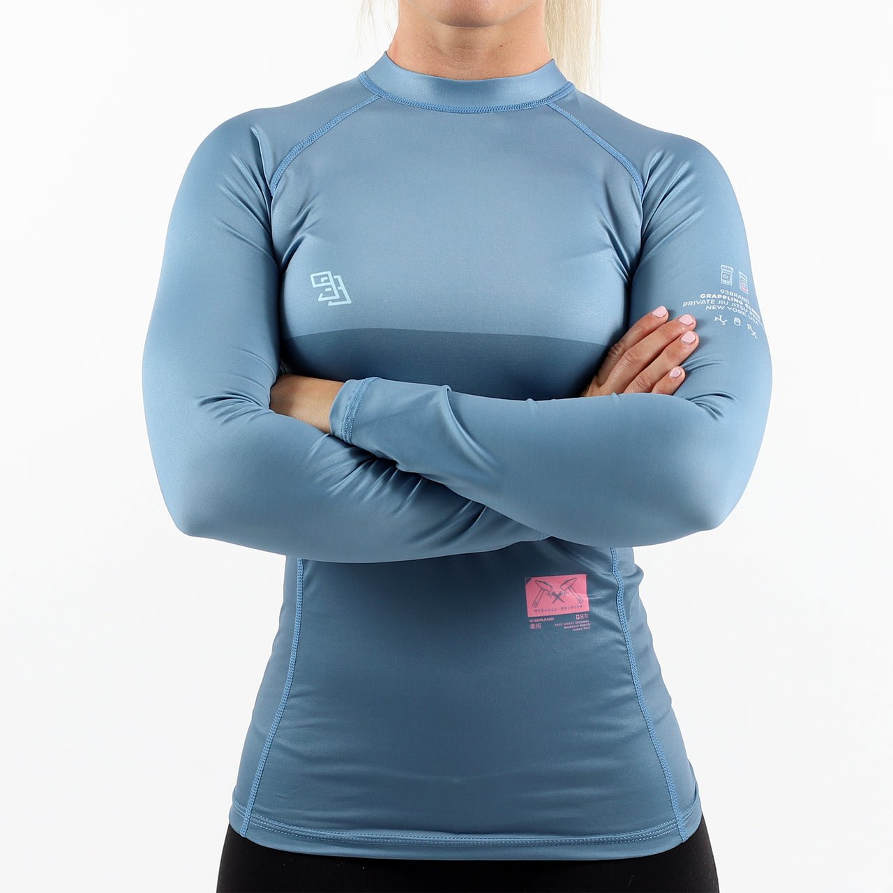 GRAPPLING CLINIC Women's Rash Guard