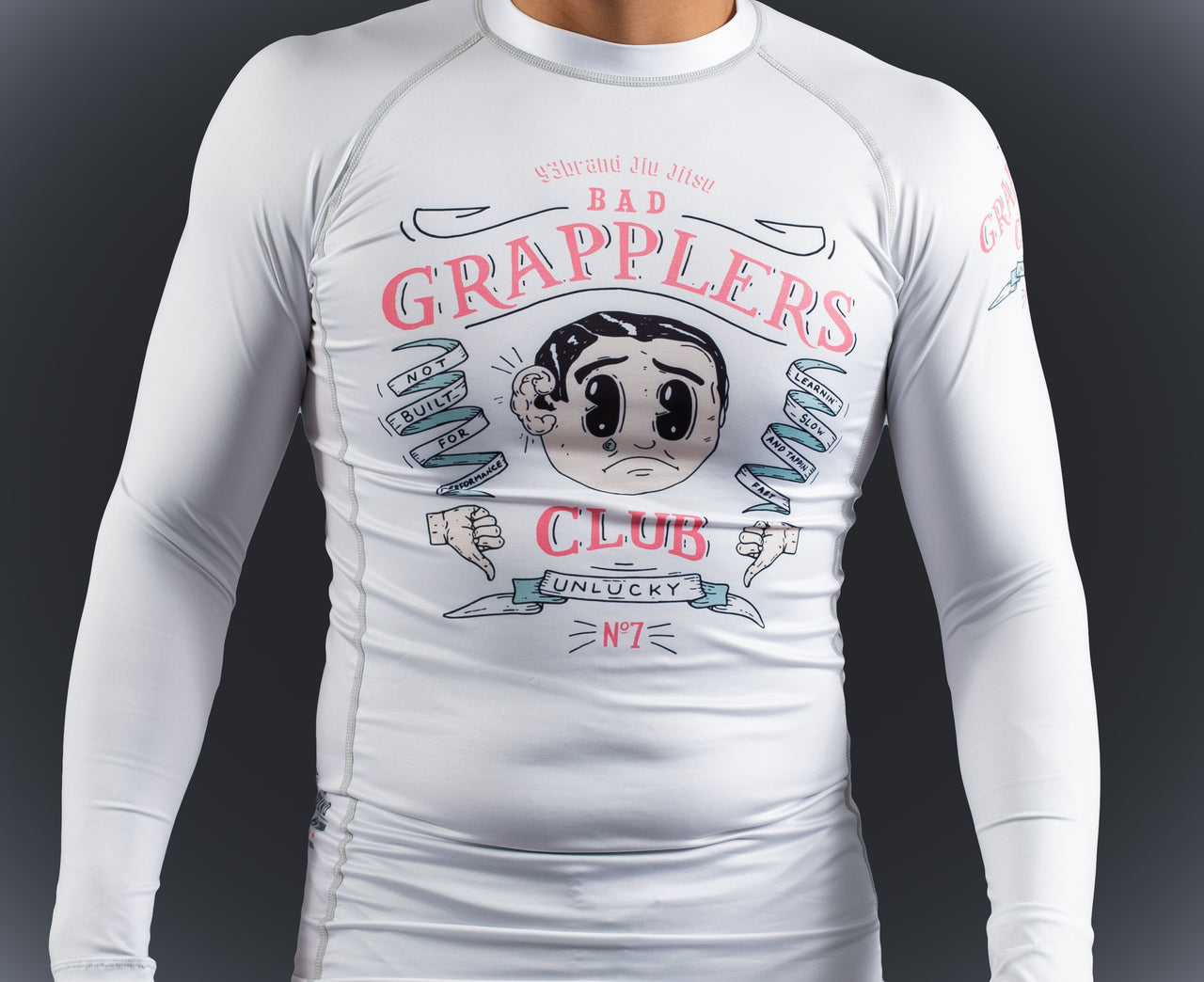 BAD GRAPPLERS CLUB Rash Guard - Long Sleeve