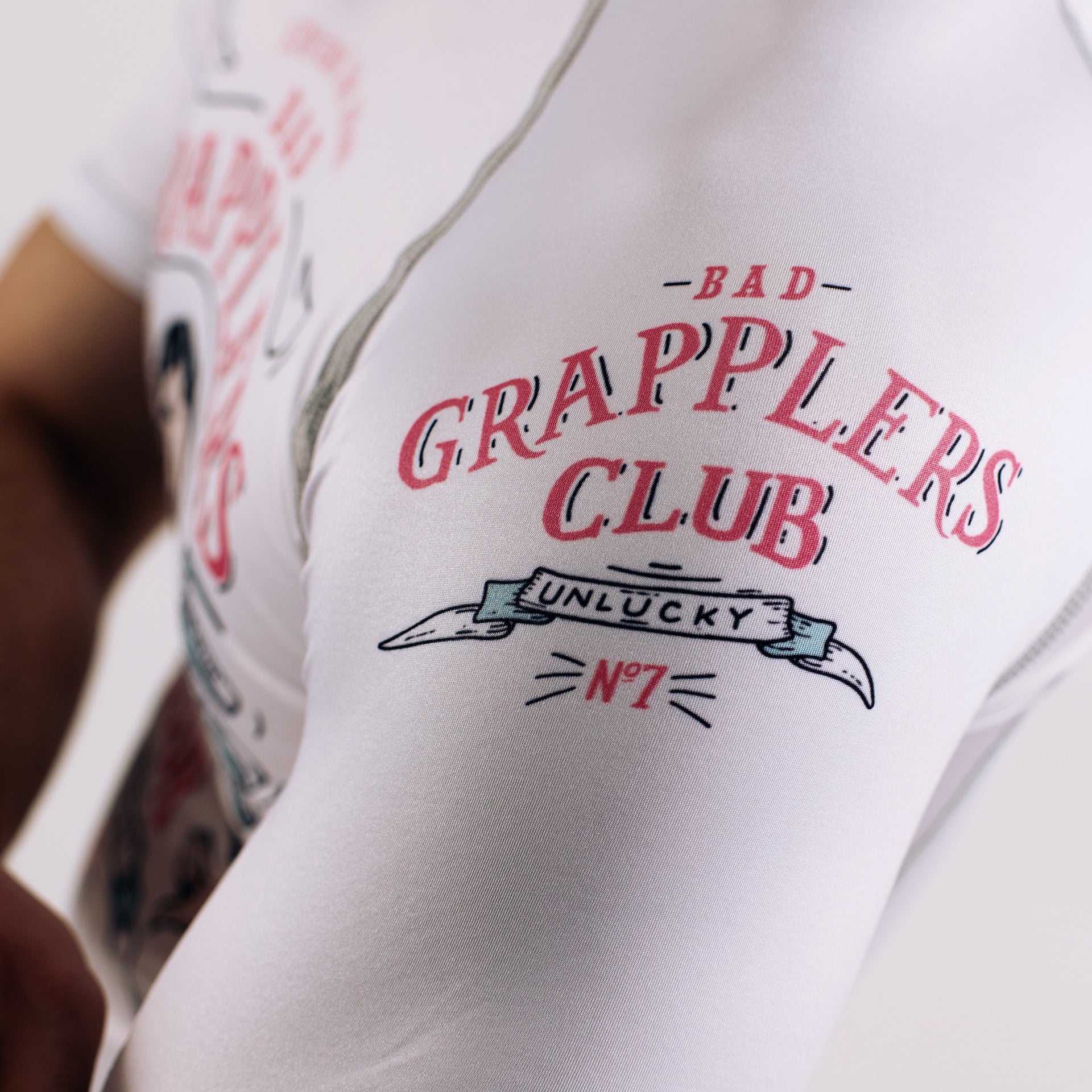 BAD GRAPPLERS CLUB Rash Guard - Short Sleeve