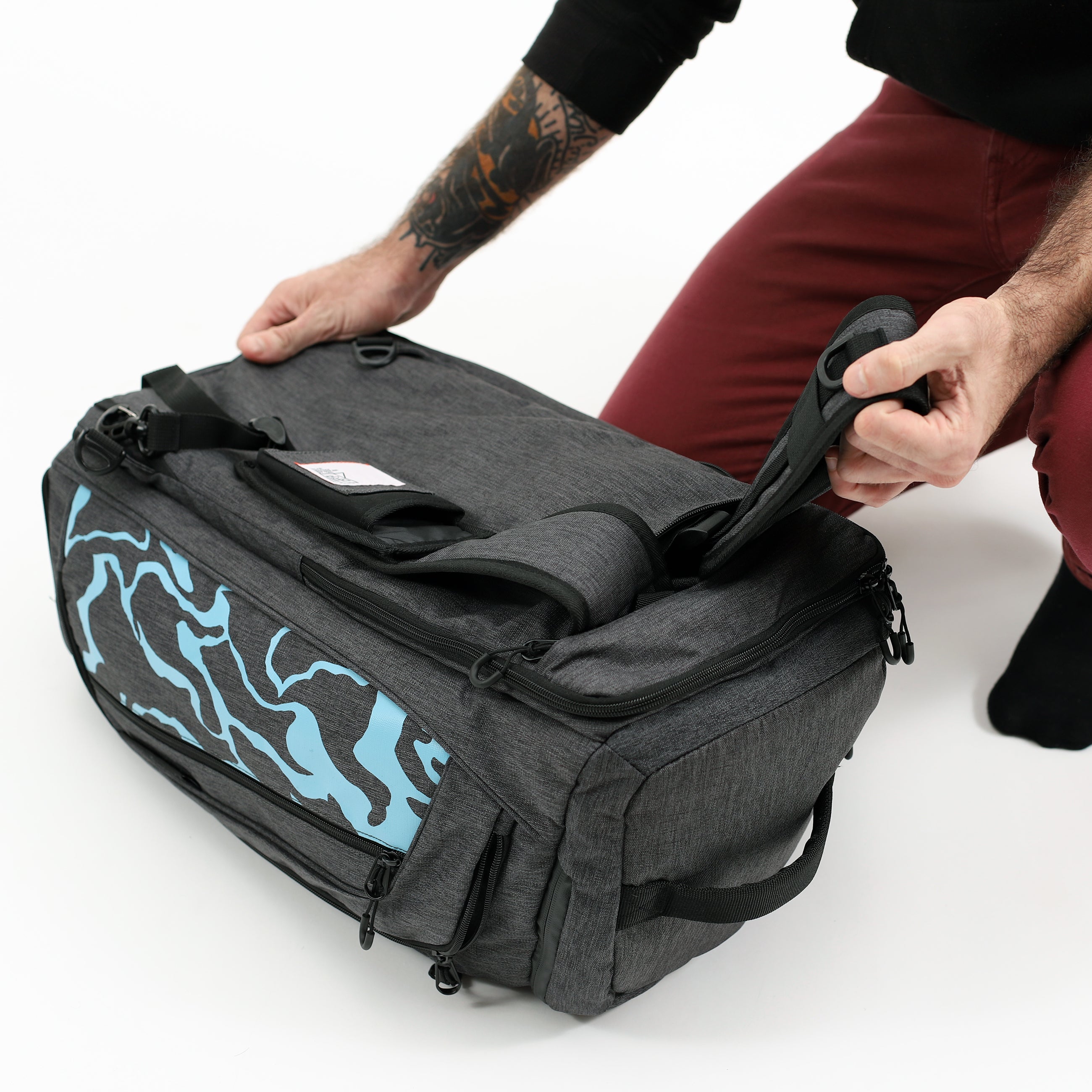 CONSTRUCT Convertible Gear Bag (Duffel/Backpack Hybrid)