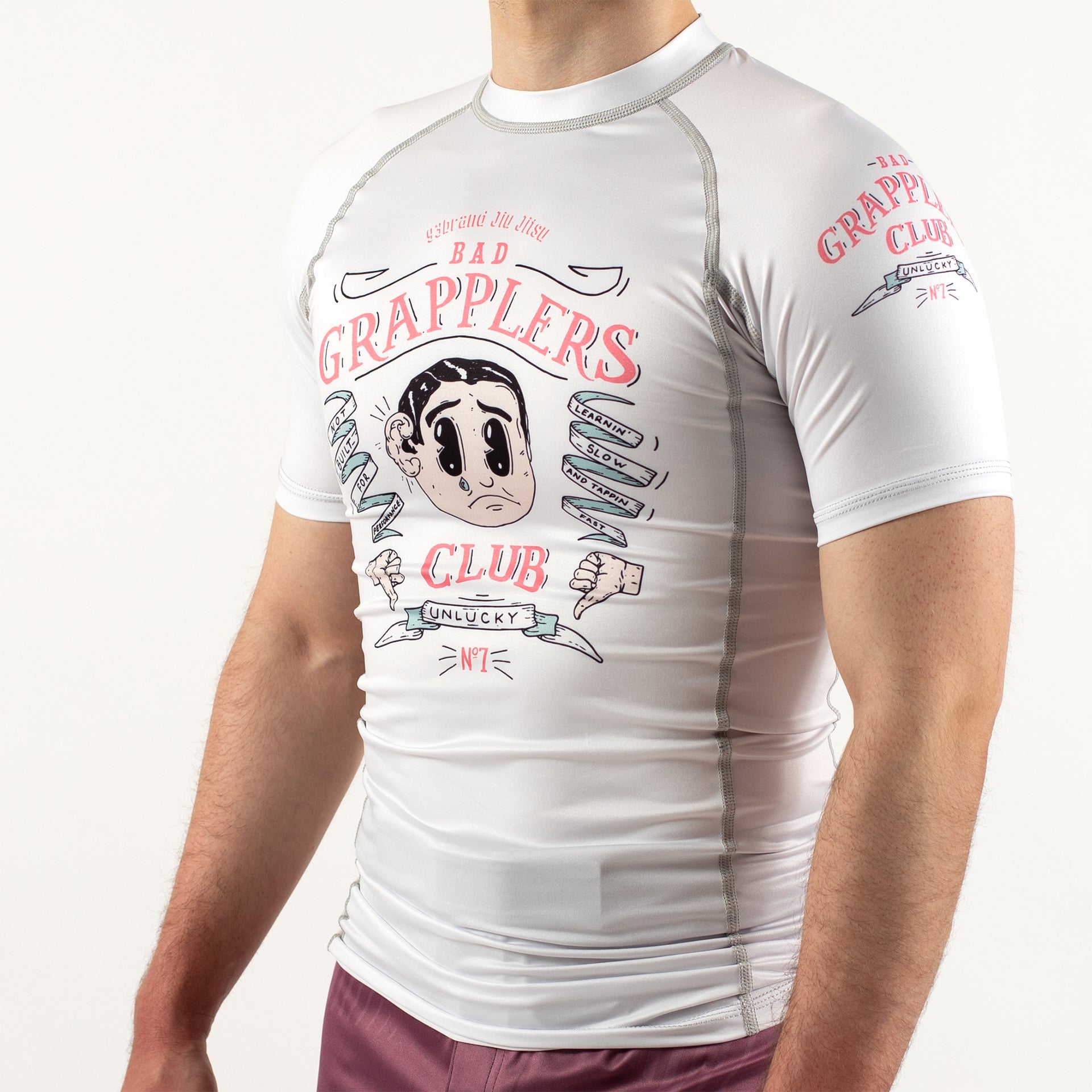 BAD GRAPPLERS CLUB Rash Guard - Short Sleeve