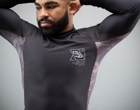 WIND CAMO Ranked BJJ Rash Guards (All Colors)