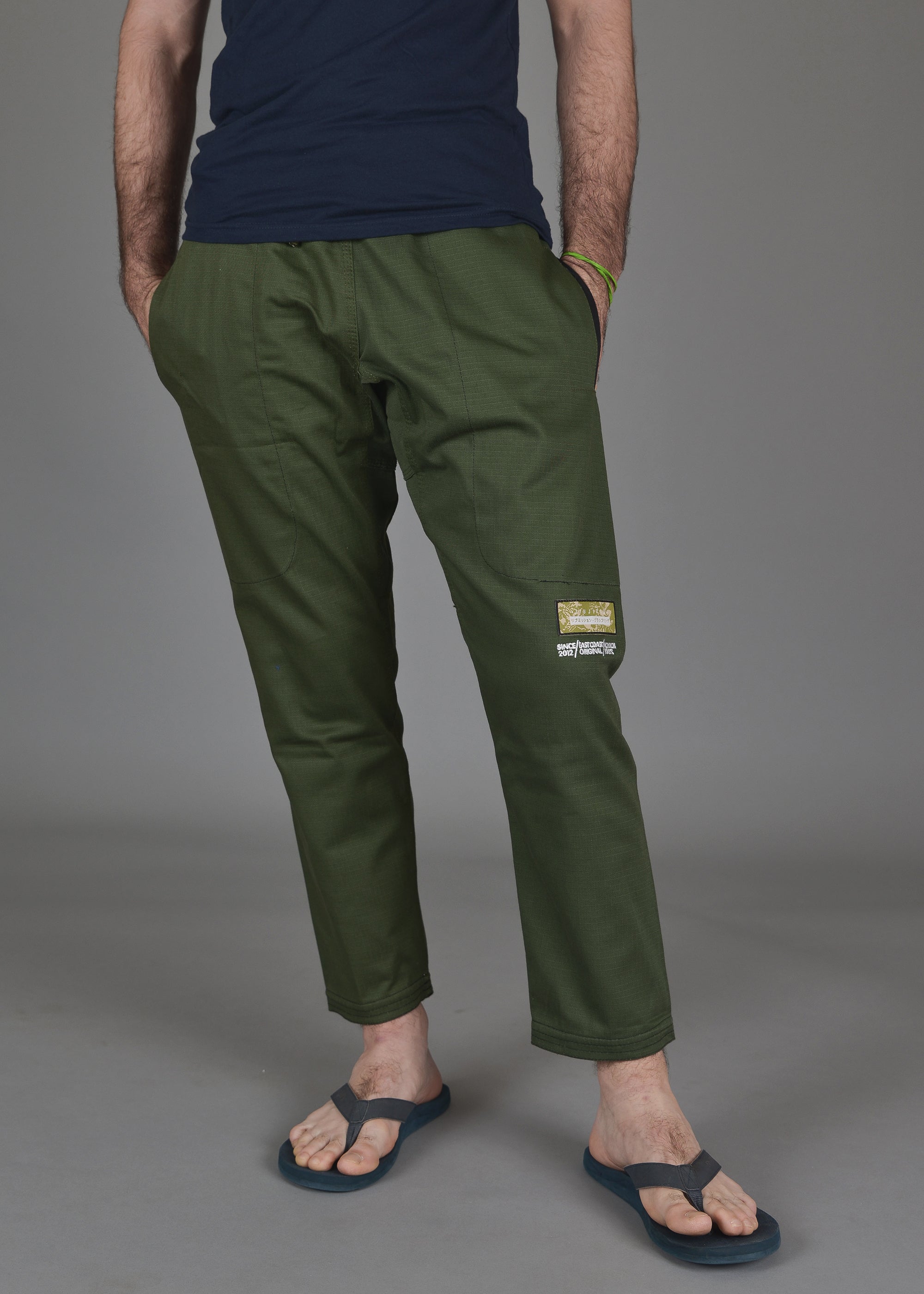 JIU JITSU ORIGINALS Men's + Women's Casual Gi Pants - Green