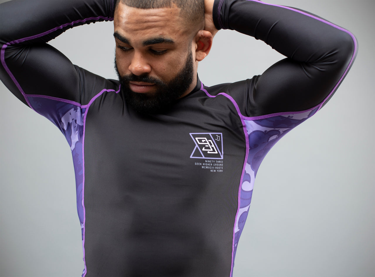 WIND CAMO Ranked BJJ Rash Guards (All Colors)