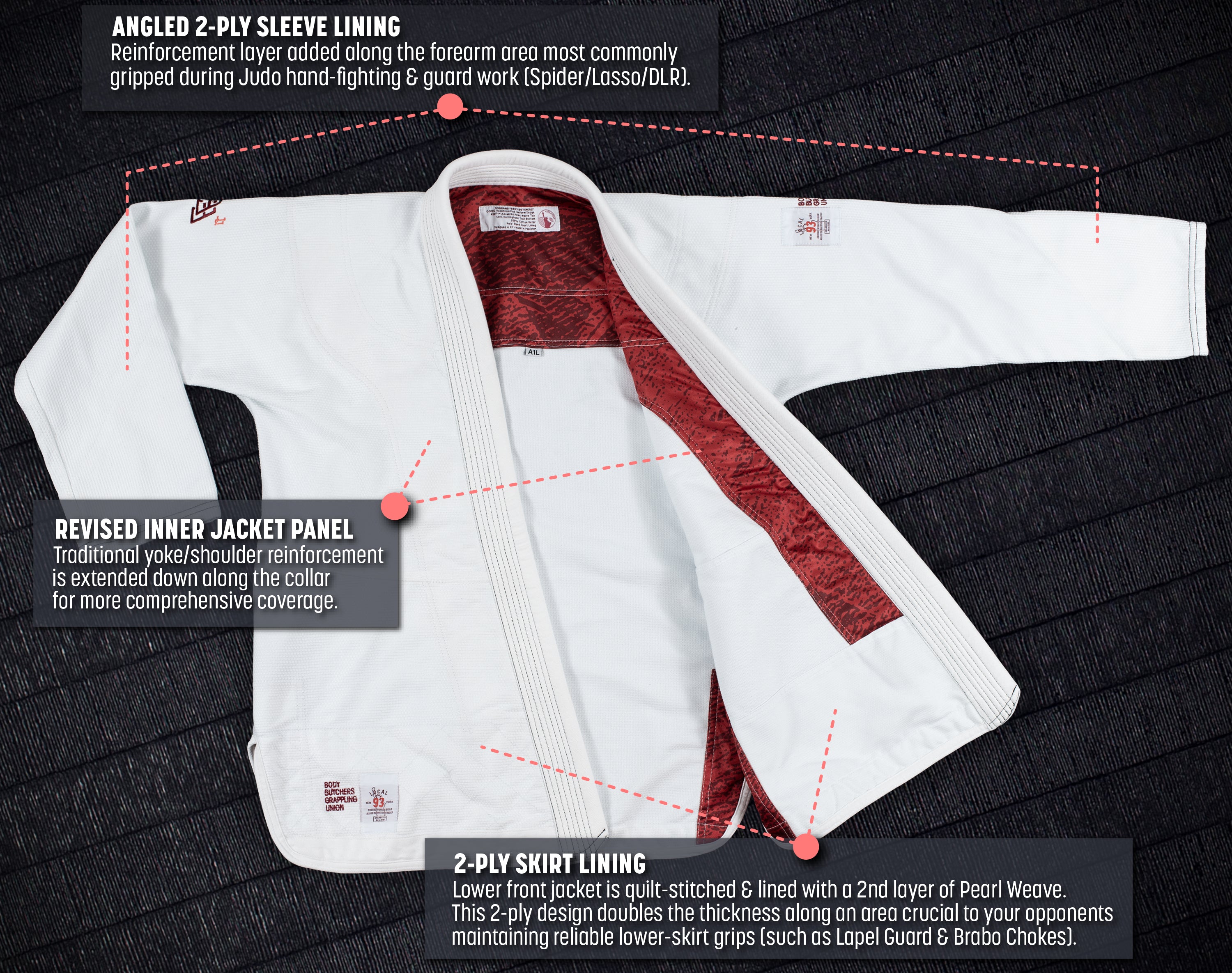 93brand C-SPEC Body Butchers Jiu Jitsu Gi