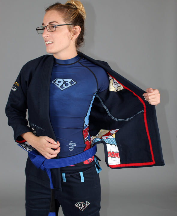 COMBATE Women's Jiu Jitsu Gi - Navy Blue